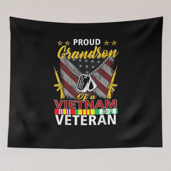 Item preview, Proud Grandson Of A Vietnam Veteran| Proud Vietnam designed and sold by Laureschepdael.
