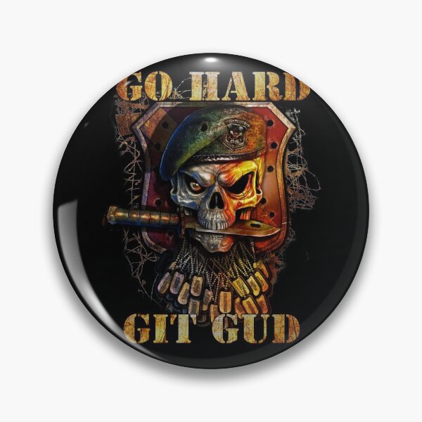 Item preview, Go Hard Git Gud MELEE TAG SKULL Go hard battlefield designed and sold by ReyFlores.