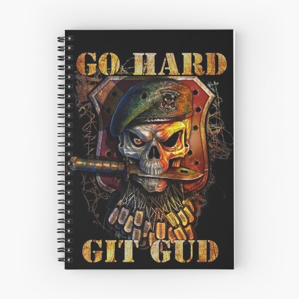 Item preview, Go Hard Git Gud MELEE TAG SKULL  Go hard battlefield  designed and sold by ReyFlores.