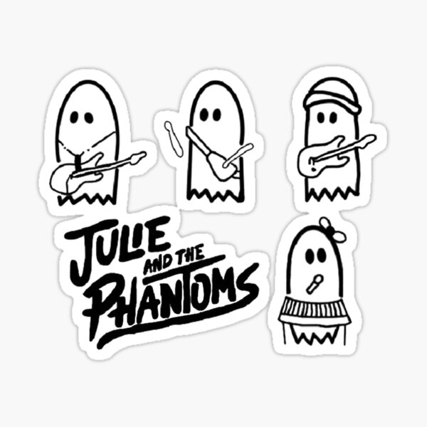 Julie und die Phantome lauwarm Sticker