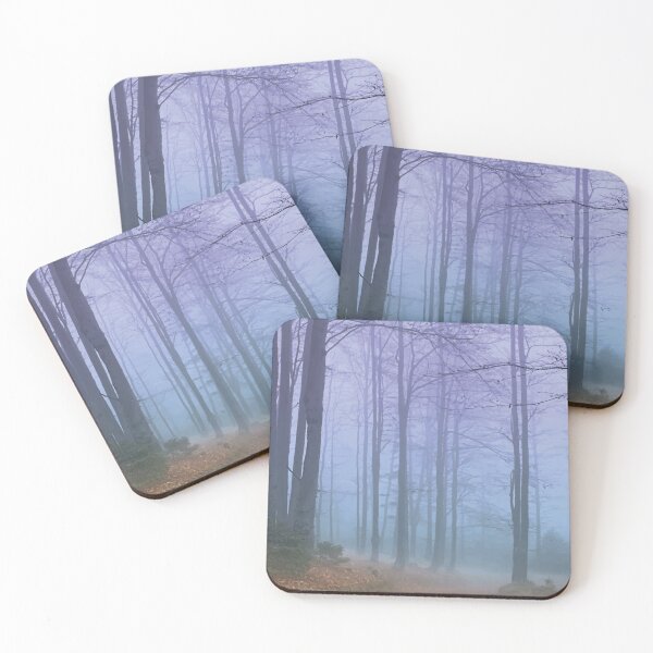 Item preview, Blue Fog and the Fall Trees designed and sold by PlanetPrints.