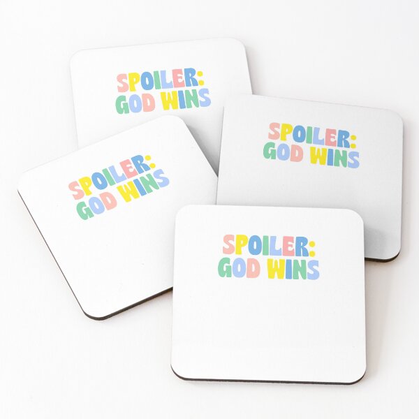 Item preview, Spoiler God Wins Christian Bible designed and sold by thefrshmachine.
