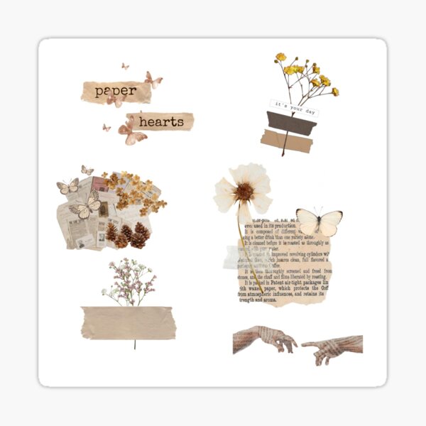 Old aesthetic set Sticker by caramelizedshop