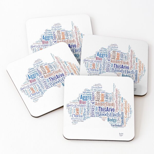 Item preview, Australia Slang Map designed and sold by giftus.
