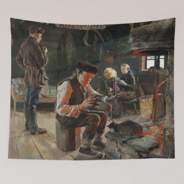 Item preview, Rustic Life - Akseli Gallen-Kallela - 1887 designed and sold by CJET.