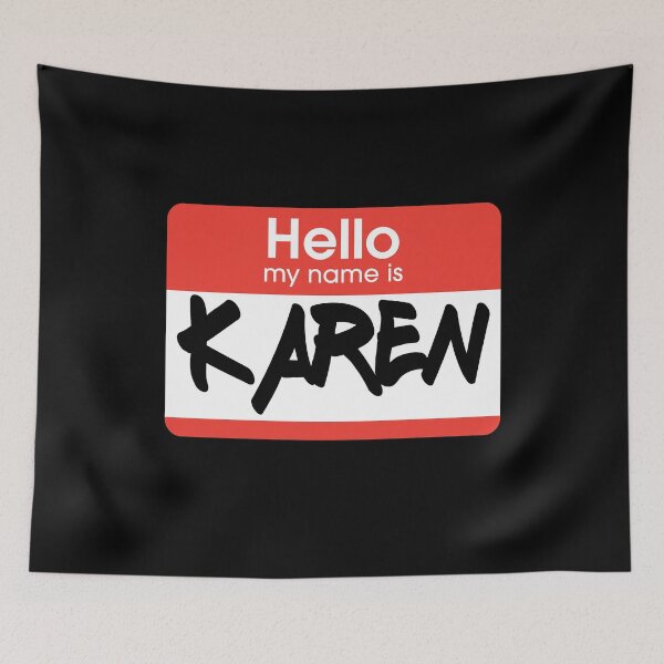 Item preview, Karen Name Tag Halloween Costume designed and sold by RandomStuffShop.