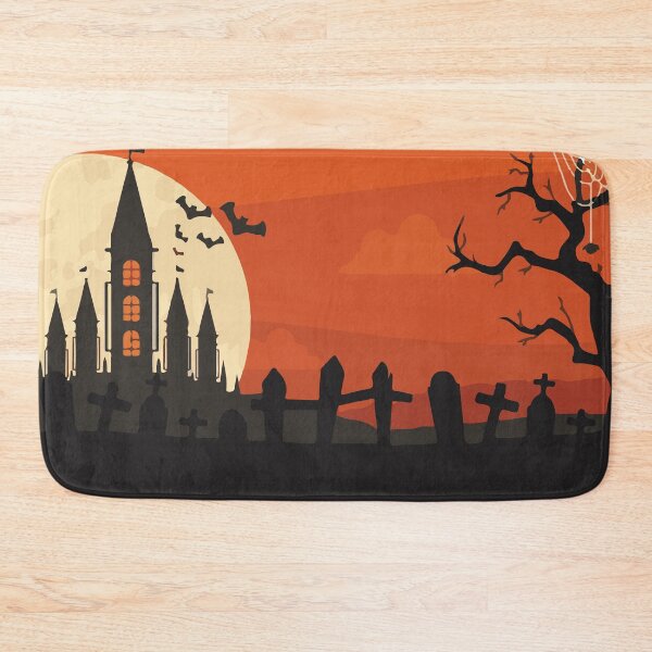 Item preview, Spooky haunted palace graveyard  designed and sold by Graphix-Space.