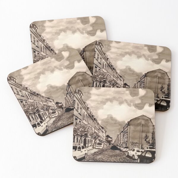 Item preview, Sebnitzer Strasse Dresden Neustadt designed and sold by UMA Urban Sketch.