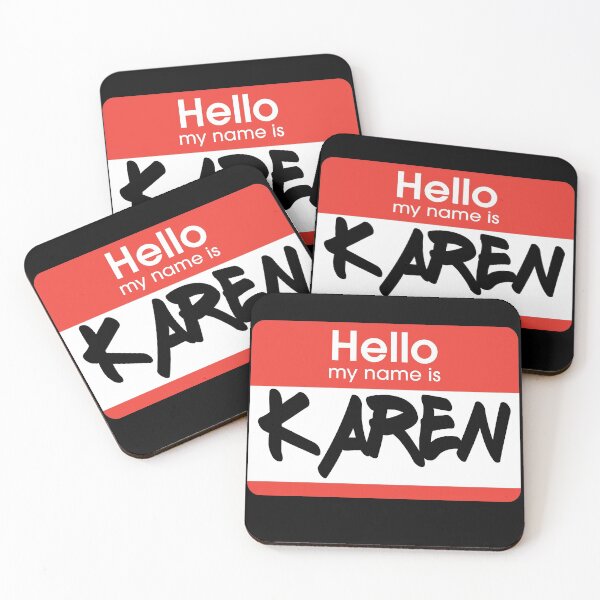 Item preview, Karen Name Tag Halloween Costume designed and sold by RandomStuffShop.