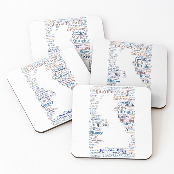 Item preview, UK Slang Map designed and sold by giftus.