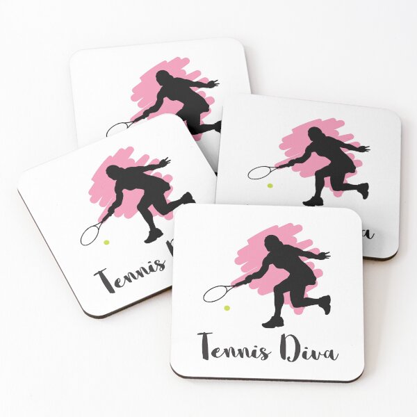 Item preview, Tennis Diva, With Silhouette Of Woman Playing Tennis designed and sold by 4AllTimes.