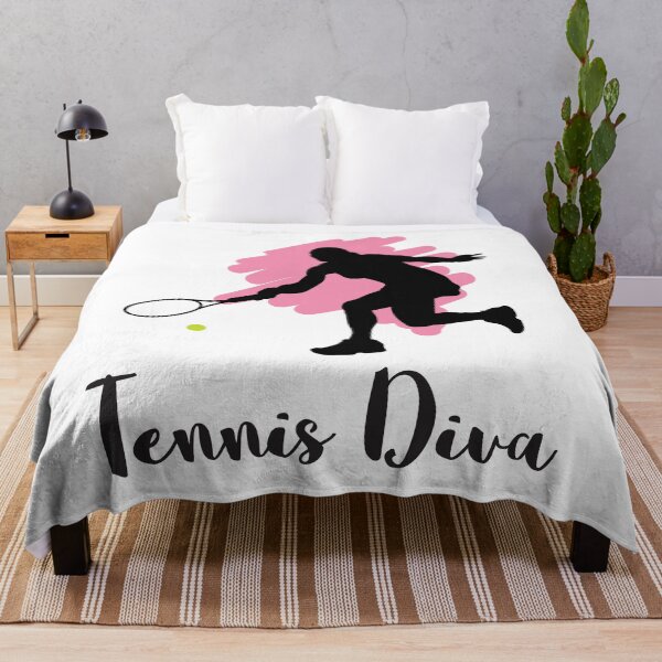 Item preview, Tennis Diva, With Silhouette Of Woman Playing Tennis designed and sold by 4AllTimes.
