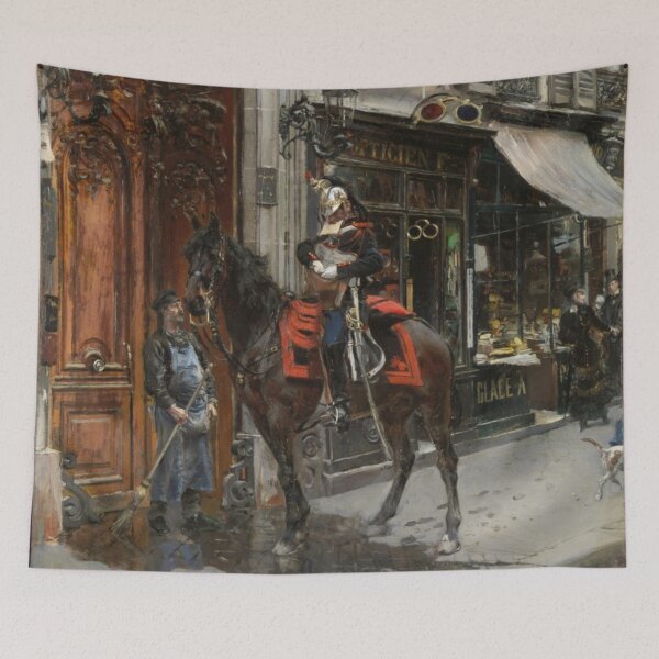 Item preview, The Dispatch Bearer - Giovanni Boldini - 1879 designed and sold by CJET.