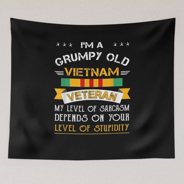 Item preview, Grumpy Old Vietnam Veteran designed and sold by Laureschepdael.