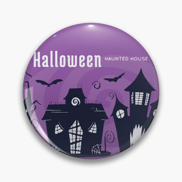 Item preview, Spooky Halloween haunted house designed and sold by Graphix-Space.