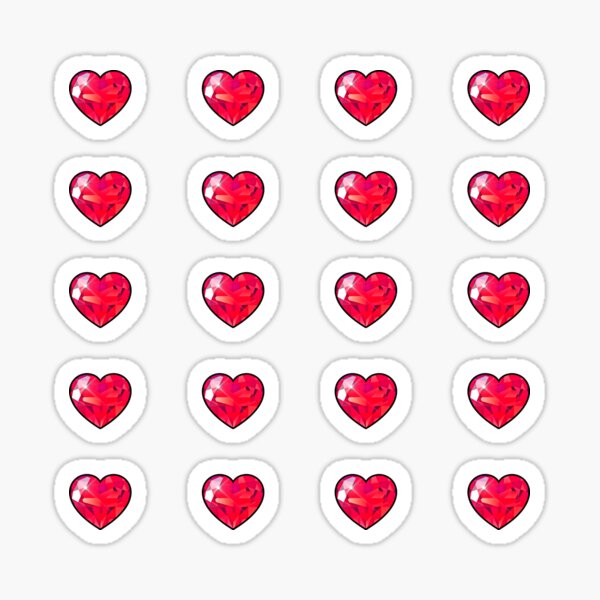 Stickers: Miniature Red Heart: 9781414392752 