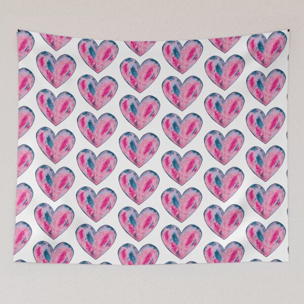 Item preview, Ruby Dark Cerulean Heart - Galaxy Design designed and sold by galleasstudio.