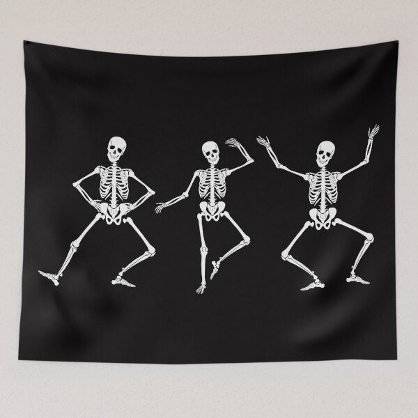 Item preview, Funny Halloween Dancing Skeletons designed and sold by BeyondVintage.