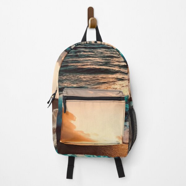 Item preview, Waves sunset beach designed and sold by landsca-pics.