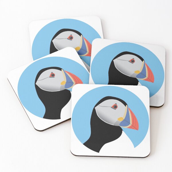 Item preview, Atlantic Puffin head designed and sold by bigeffinbee.