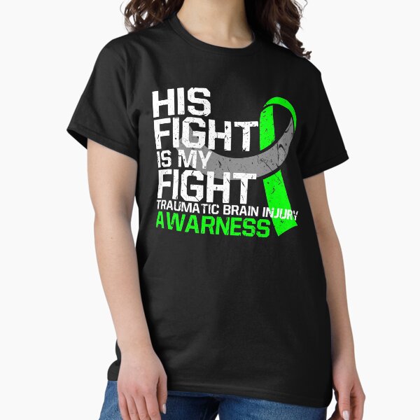 Item preview, His Fight Is My Fight Traumatic Brain Injury TBI designed and sold by Sinful Charm.