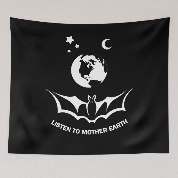 Item preview, Listen to mother earth bat Halloween designed and sold by Stndor.
