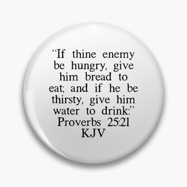 Item preview, Proverbs 25:21 KJV designed and sold by IBMClothing.