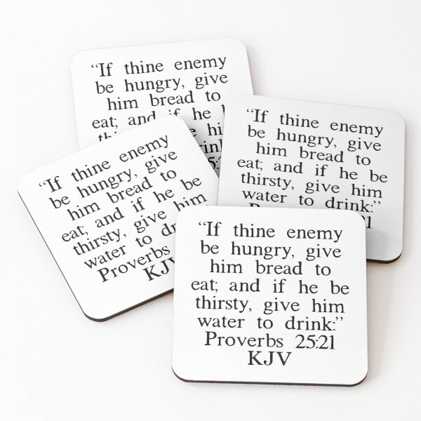 Item preview, Proverbs 25:21 KJV designed and sold by IBMClothing.