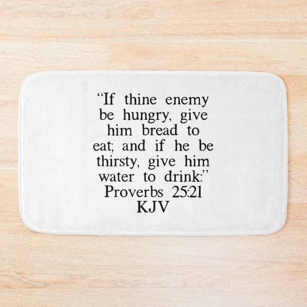 Item preview, Proverbs 25:21 KJV designed and sold by IBMClothing.