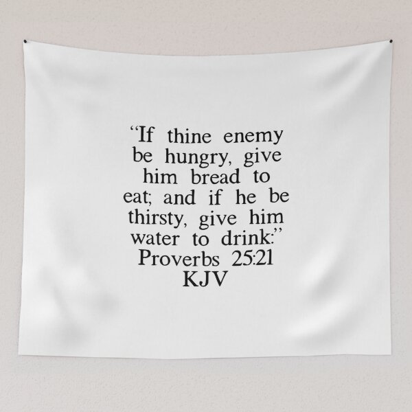 Item preview, Proverbs 25:21 KJV designed and sold by IBMClothing.