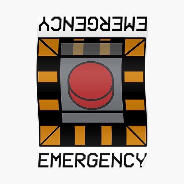 Among Us Emergency Posters | Redbubble