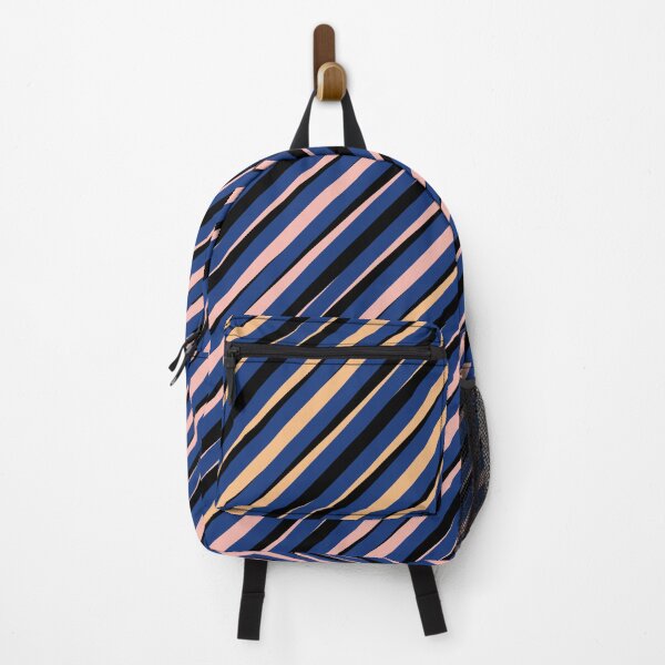 Item preview, Navy Peach Spiral Offset Chevron designed and sold by FiveZarkLofi.