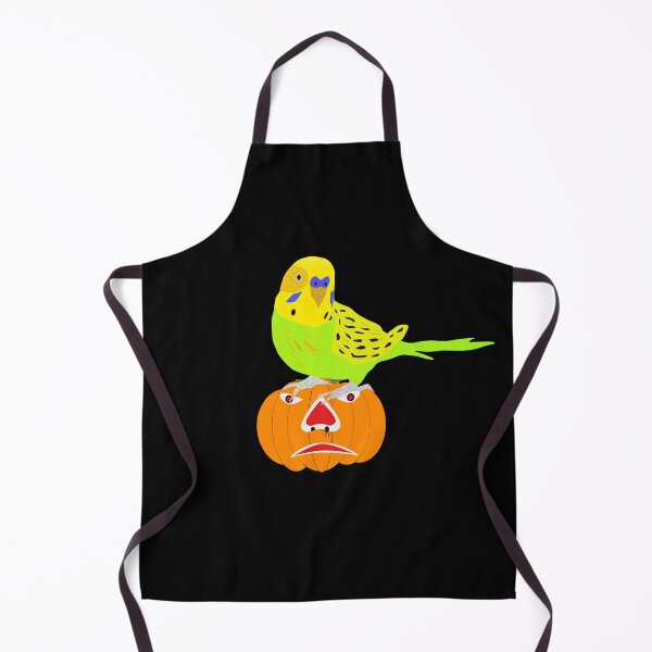Item preview, Budgie Karl and the pumpkin. designed and sold by Bodino.