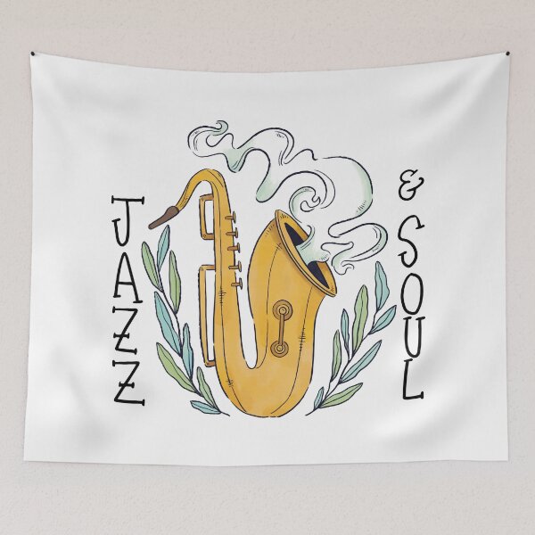 Item preview, Jazz And Soul, With Saxophone designed and sold by 4AllTimes.