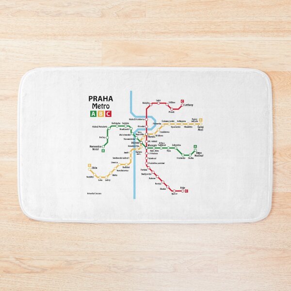 Item preview, PRAGUE metro network designed and sold by UrbanRail.