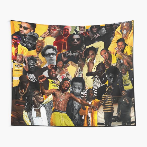 Rap album cover online tapestry