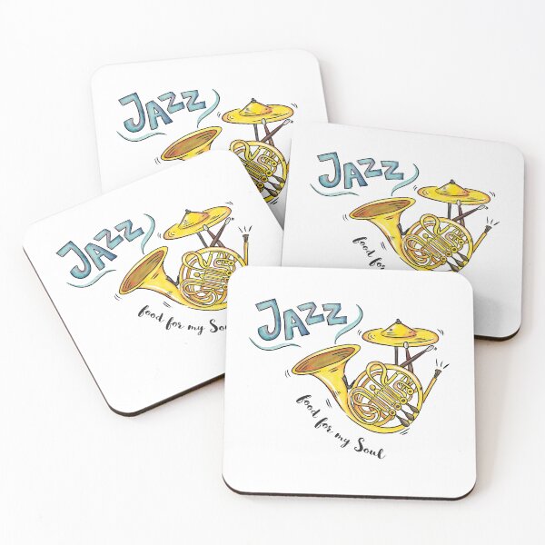 Item preview, Jazz, Food For My Soul With French Horn And Cymbal designed and sold by 4AllTimes.