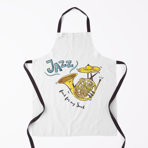 Item preview, Jazz, Food For My Soul With French Horn And Cymbal designed and sold by 4AllTimes.