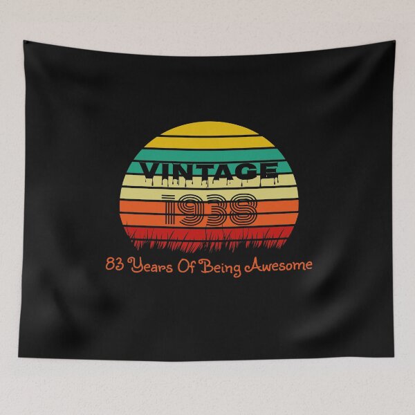 Item preview, Vintage 1938 - 83 Years of Being Awesome designed and sold by JaneApril.