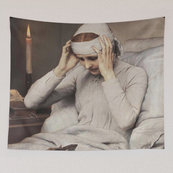 Item preview, The Ecstatic Virgin Anna Katharina Emmerich - Gabriel von Max - 1885 designed and sold by CJET.