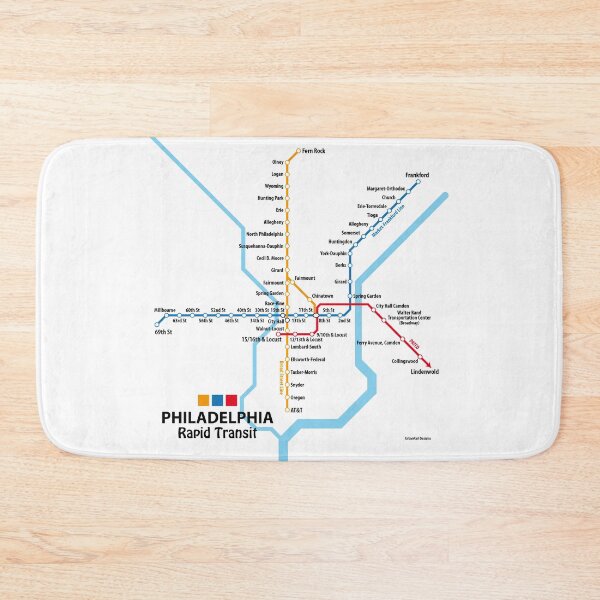 Item preview, PHILADELPHIA Rapid Transit Network designed and sold by UrbanRail.