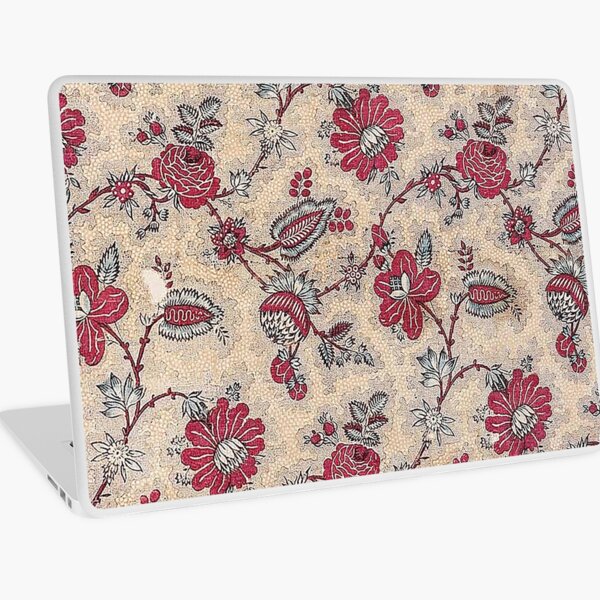 Vintage French Textile (ca. 1800s) from Museum of Fine Arts Boston Laptop Skin