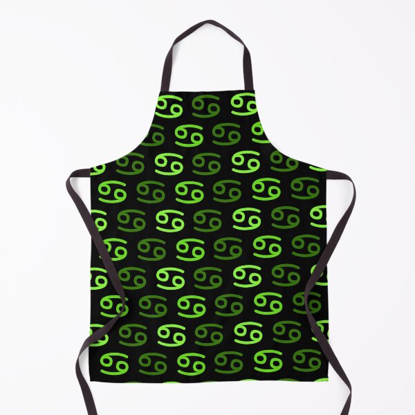 Item preview, Neon green cancer sign, astrology zodiac symbol black background designed and sold by Stéphane Thirion.