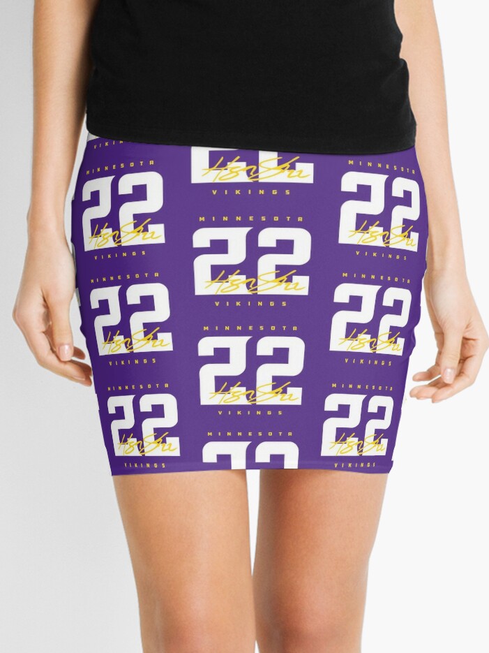 Vikings Harrison Smith 22 Signature Design' Mini Skirt for Sale by