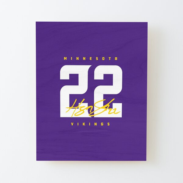 Vikings Harrison Smith 22 Signature Design Poster for Sale by