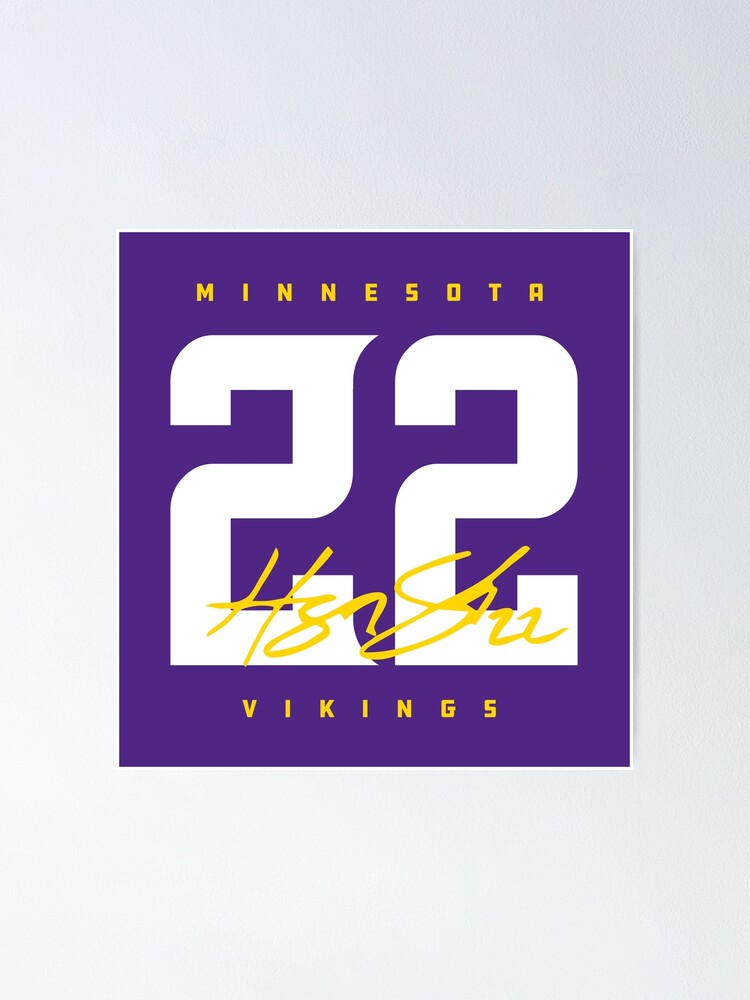 Vikings Harrison Smith 22 Signature Design Poster for Sale by  originalnickb