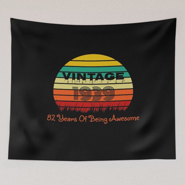 Item preview, Vintage 1939 - 82 Years of Being Awesome designed and sold by JaneApril.