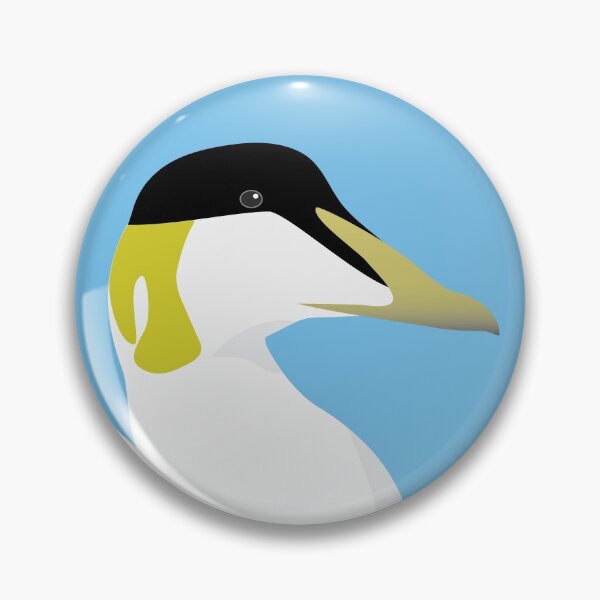Item preview, Common Eider head designed and sold by bigeffinbee.