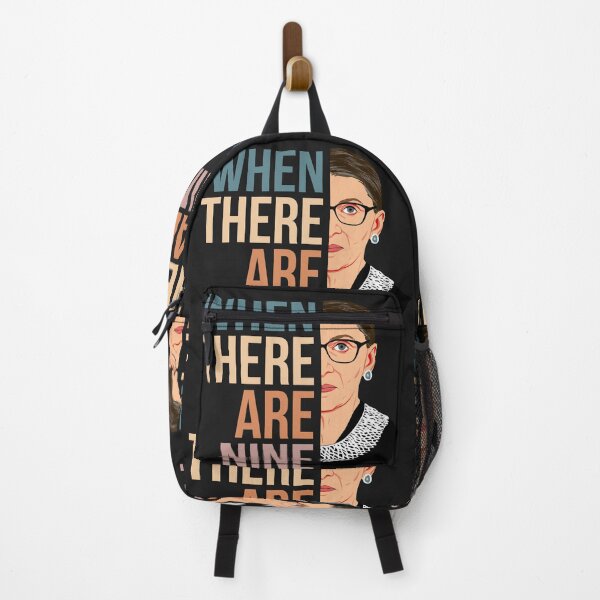 Item preview, When There Are Nine RBG Ruth Bader Ginsburg Notorious designed and sold by timiart.