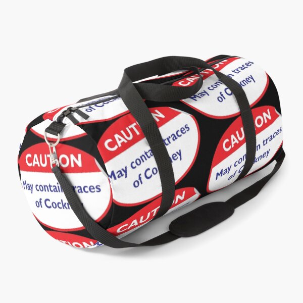 Item preview, CAUTION May contain traces of Cockney designed and sold by DesignByMH.